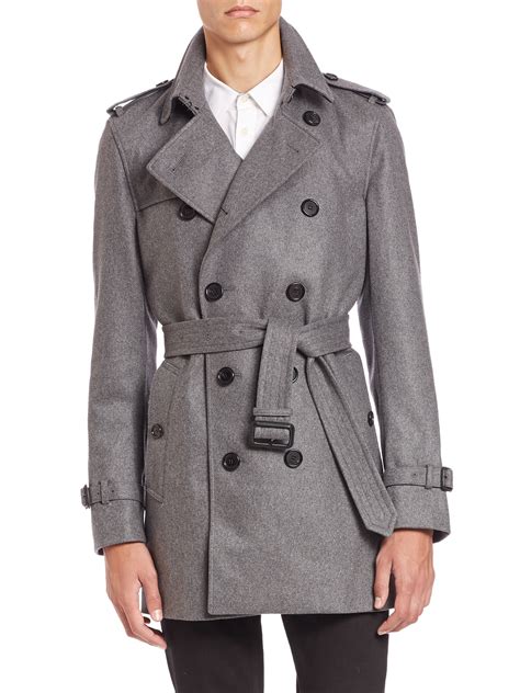 burberry mens coat waist strap|Burberry kensington cashmere coats.